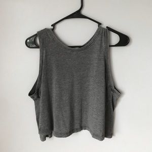 Forever 21 Grey Crop Top